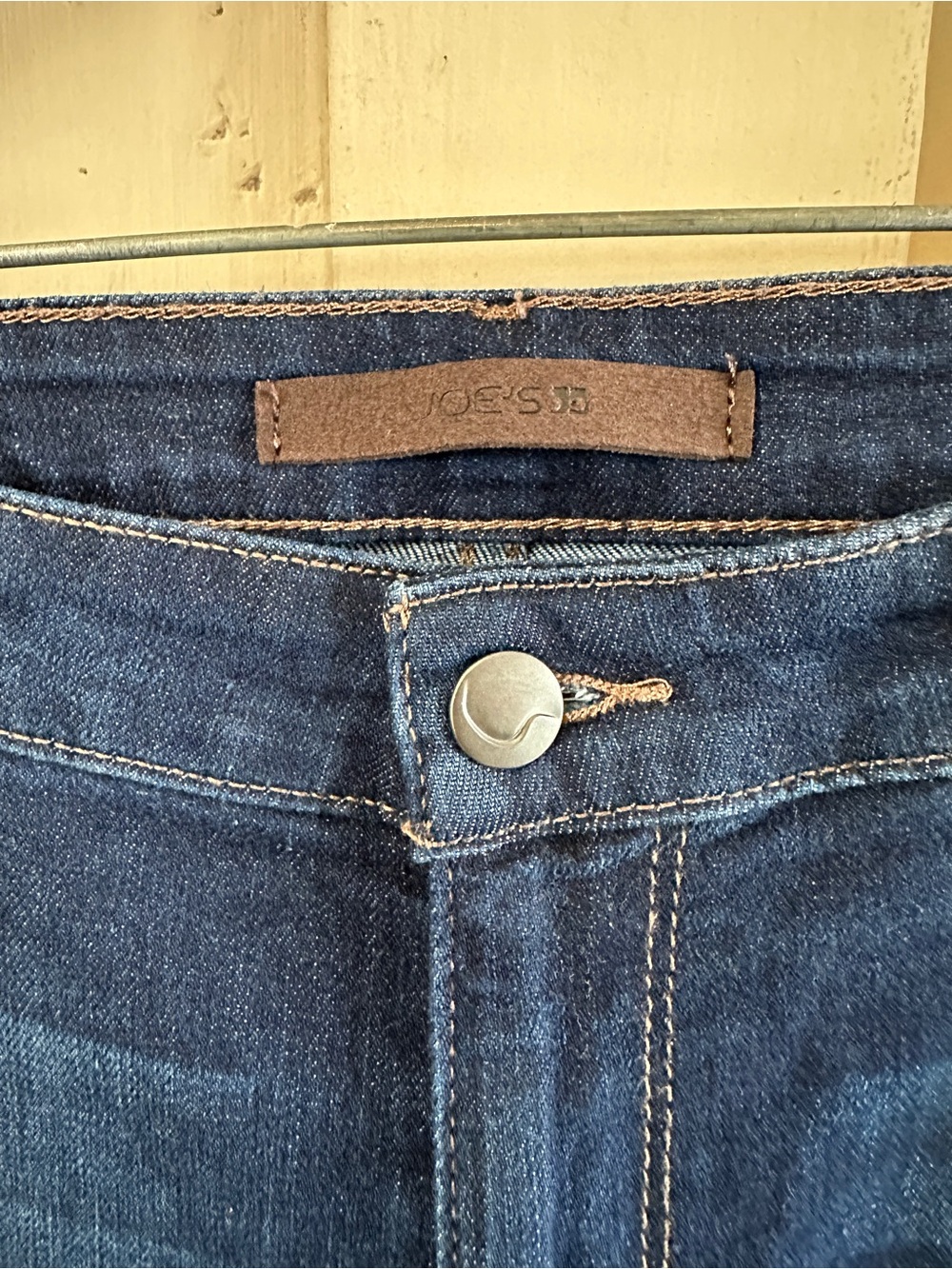 Joe’s Jeans High Rise Skinny Ankle Jeans Raw Hem Dark Wash Women’s 31 - Picture 2 of 7
